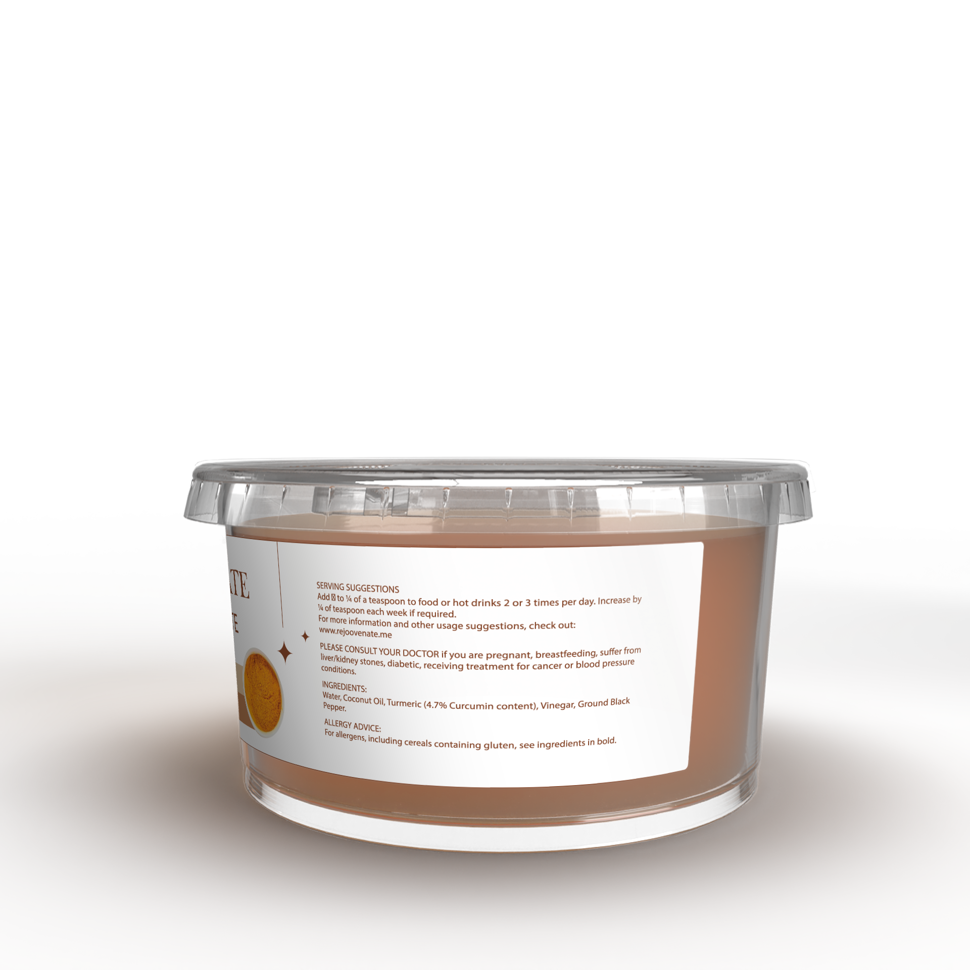 Natural Golden Paste - Ready Made (4.7% Curcumin)